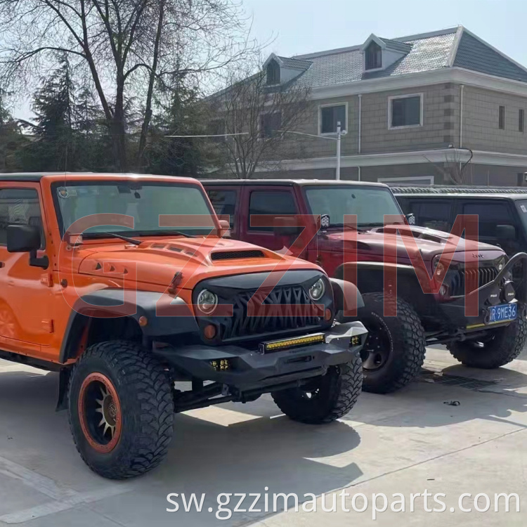 Car Accessories Black Stainless Aluminium Alloy Hood Used For JK JL JT